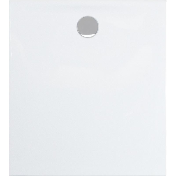 Rechteckduschwanne Geostone Corta E, 90 x 80 x 2 cm, weiß