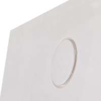 Viereckduschwanne Geostone Corta E, 90 x 90 x 2 cm, schneeweiß matt