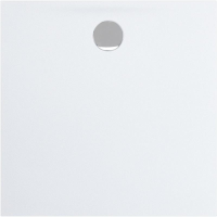 Viereckduschwanne Geostone Corta E, 100 x 100 x 2 cm, weiß