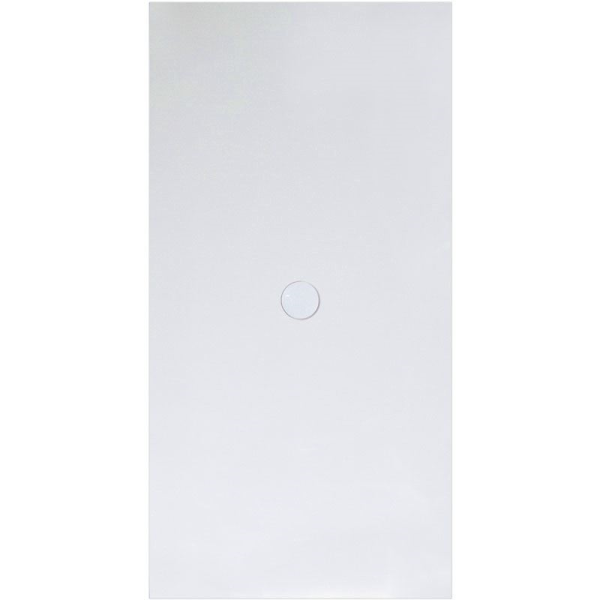 Rechteckduschwanne Geostone Selectas E, 200 x 100 x 2 cm, weiß