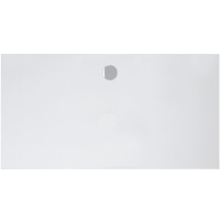 Rechteckduschwanne Geostone Pagina E, 160 x 100 x 2 cm, schneeweiß matt