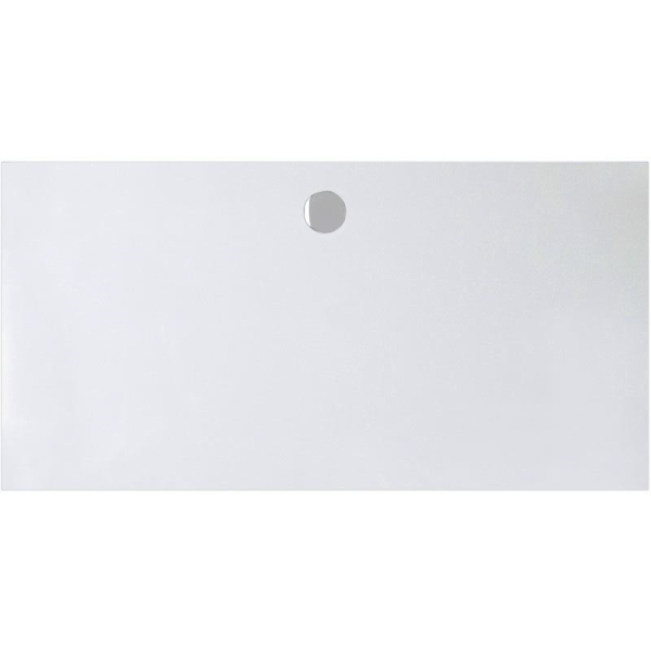 Rechteckduschwanne Geostone Pagina E, 200 x 90 x 2 cm, weiß