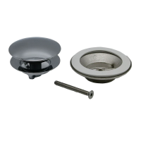Badewannen Ablaufgarnitur Golem  1 1/2" Up & Down, chrom