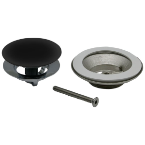 Badewannen Ablaufgarnitur Golem  1 1/2" Up & Down, schwarz matt