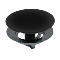 Badewannen Ablaufgarnitur Golem  1 1/2" Up & Down, schwarz matt