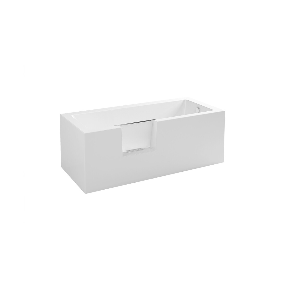Badewanne mit T&uuml;r links, 160 x 70 x 57 cm,...