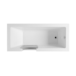 Badewanne mit Tür links, 160 x 70 x 57 cm, Vorwand Eck rechts