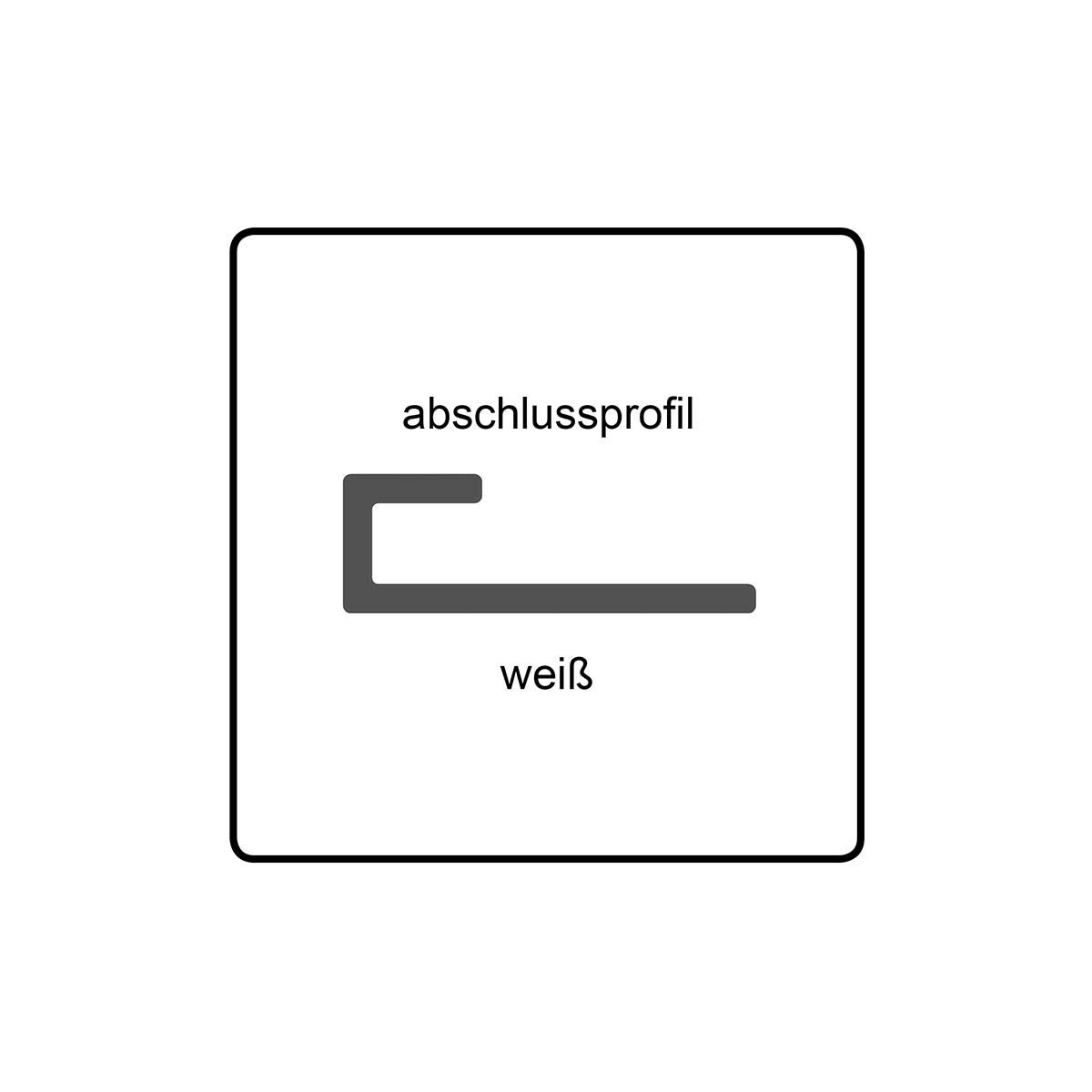 R&uuml;ckwandsystem CS Easypanel Abschlussprofil, 280...