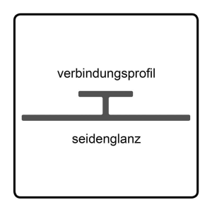 Rückwandsystem CS Easypanel Verbindungsprofil, 280 cm, seidenglanz