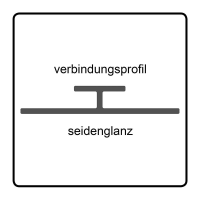 Rückwandsystem CS Easypanel Verbindungsprofil, 280 cm, seidenglanz
