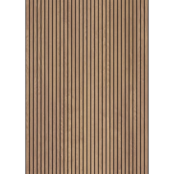 Rückwandsystem CS Easypanel Alu 1.0, 255 x 150 x 0,03 cm, Lago Lamella Natura Holzstruktur