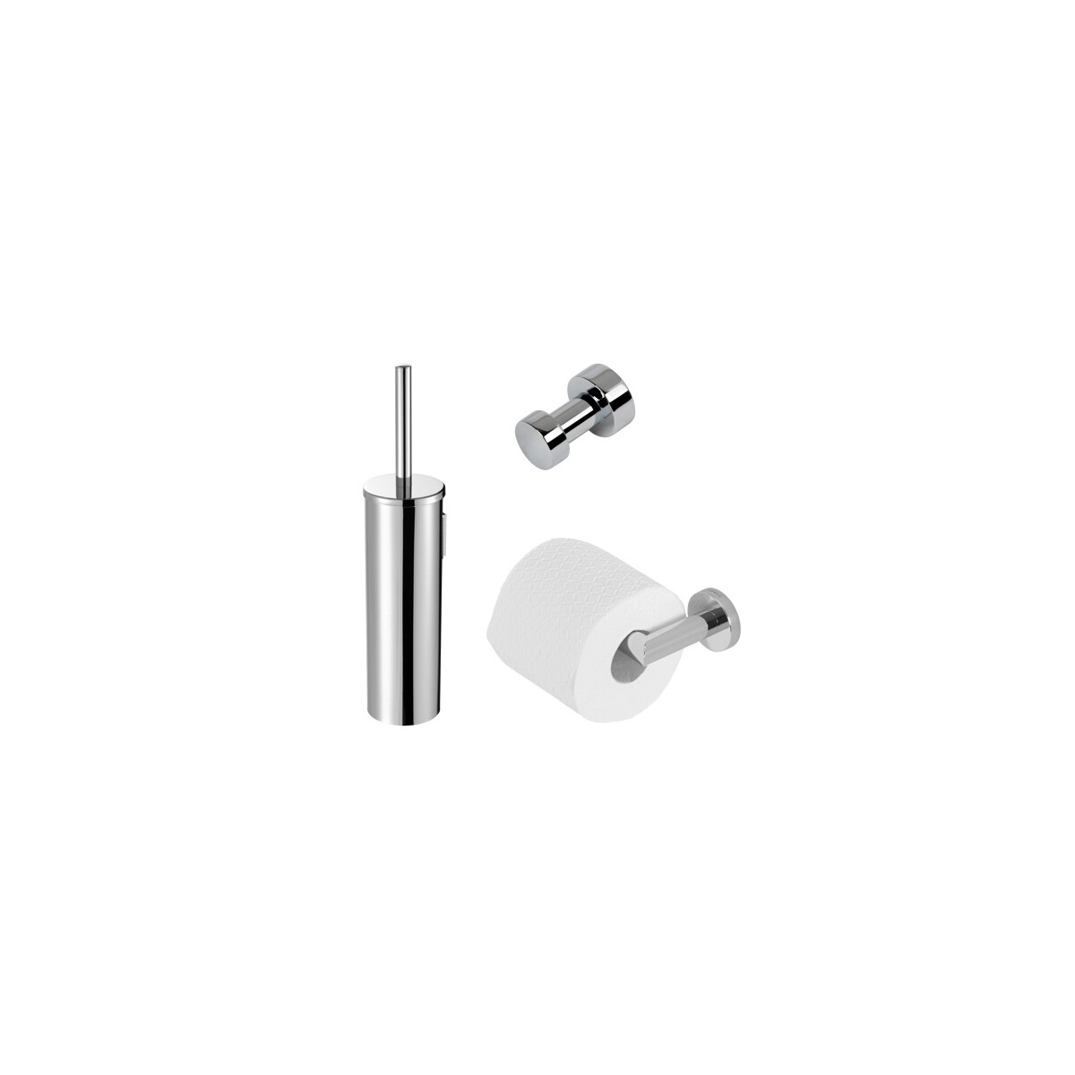 Toilettenzubehör Bundle Nemox, Chrom