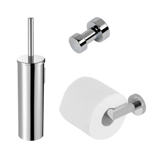 Toilettenzubehör Bundle Nemox, Chrom