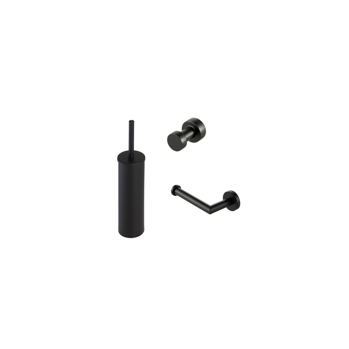 Toilettenzubehör Bundle Nemox, Schwarz