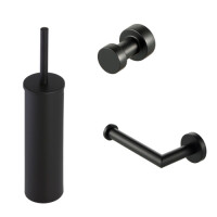 Toilettenzubehör Bundle Nemox, Schwarz