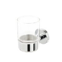 Glashalter mit Glas Nemox, Chrom