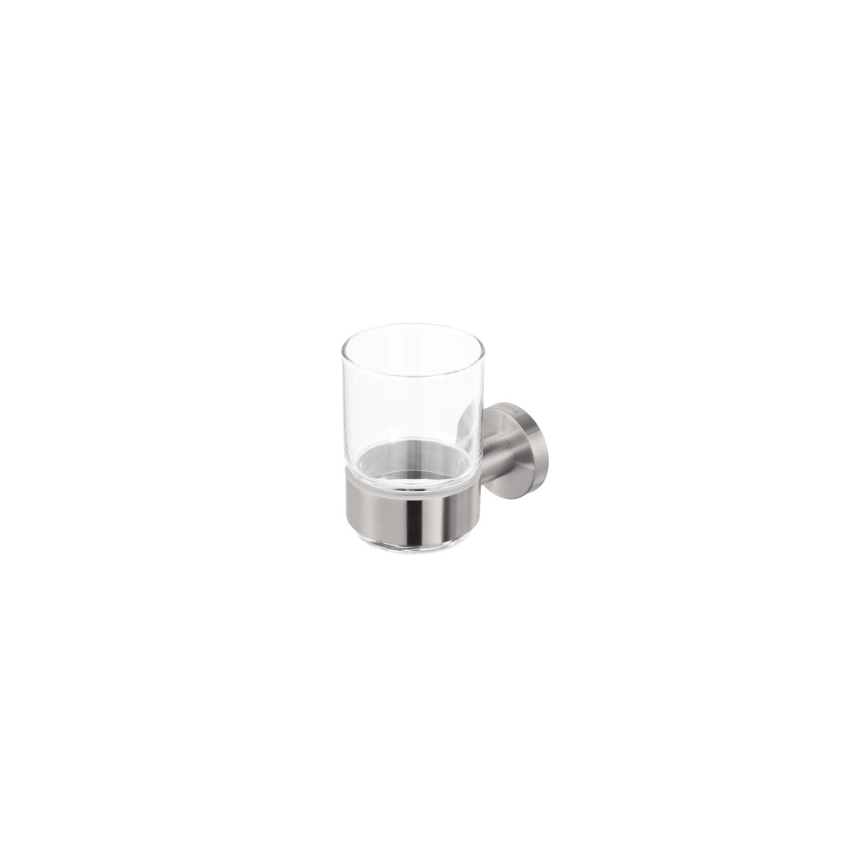 Glashalter mit Glas Nemox, Edelstahl gebürstet
