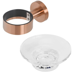 Seifenhalter Nemox, Bronze gebürstet