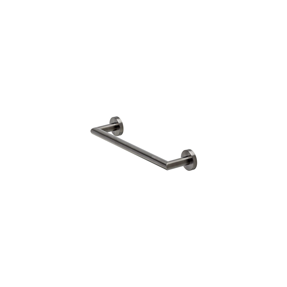 Wannengriff 30 cm Nemox, Schwarz Metall gebürstet