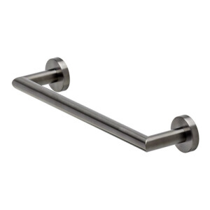 Wannengriff 30 cm Nemox, Schwarz Metall gebürstet