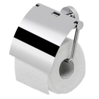 Toilettenpapierhalter mit Deckel Nemox, Chrom