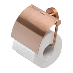 Toilettenpapierhalter mit Deckel Nemox, Bronze gebürstet