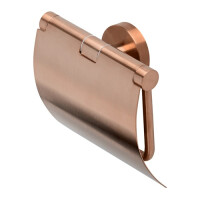 Toilettenpapierhalter mit Deckel Nemox, Bronze gebürstet