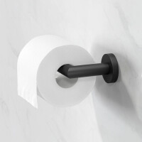 Toilettenpapierhalter ohne Deckel Nemox, Schwarz