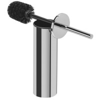 Toilettenbürste mit Halter freistehend (schwarzer Bürstenkopf) Nemox, Chrom