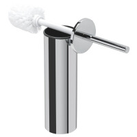 Toilettenbürste mit Halter (weißer Bürstekopf) Nemox, Chrom