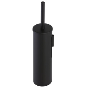 Toilettenbürste mit Halter (schwarzer Bürstenkopf) Nemox, Schwarz