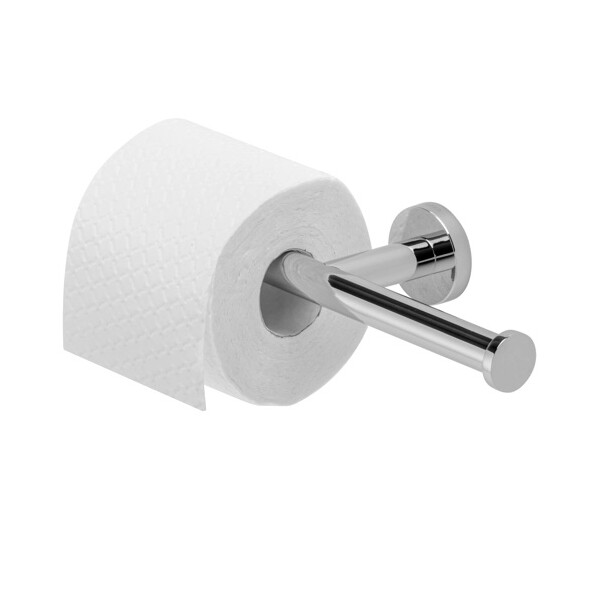 Toilettenpapierhalter ohne Deckel doppelt Nemox, Edelstahl gebürstet
