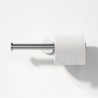 Toilettenpapierhalter ohne Deckel doppelt Nemox, Edelstahl gebürstet