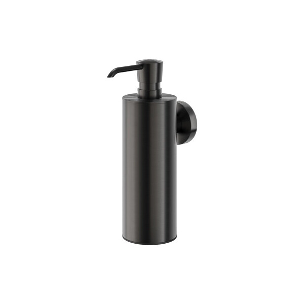 Seifenspender 200 ml Nemox, Schwarz Metall gebürstet