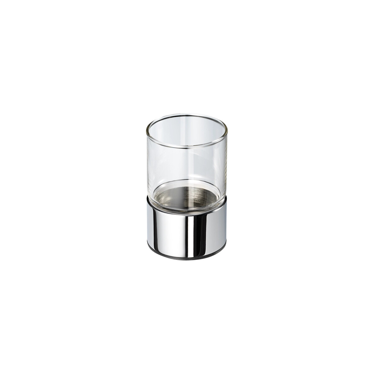 Glashalter mit Glas freistehend Nemox, Chrom