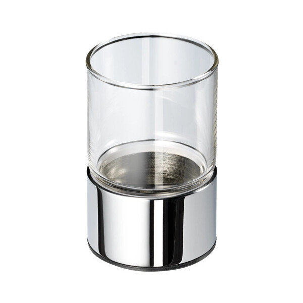 Glashalter mit Glas freistehend Nemox, Chrom