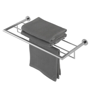 Handtuchreck mit Ablage 60 cm Nemox, Chrom