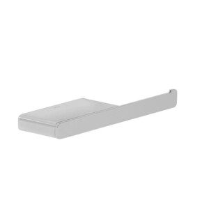 Toilettenpapierhalter ohne Deckel mit Ablage Shift, Chrom