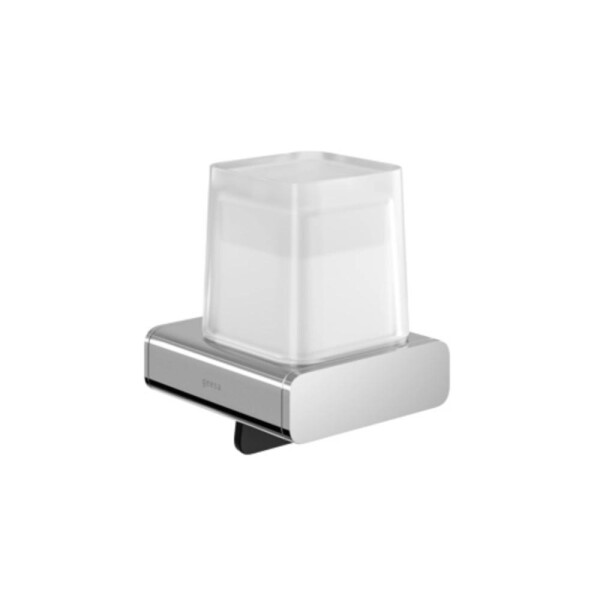 Seifenspender 200 ml mit Mattglas Shift, Chrom