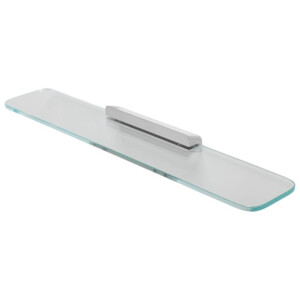 Badablage 60 cm mit transparentem Glas Shift, Chrom