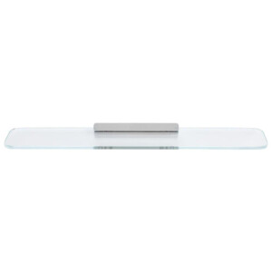 Badablage 60 cm mit transparentem Glas Shift, Chrom