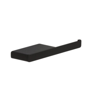 Toilettenpapierhalter ohne Deckel mit Ablage Shift, Schwarz