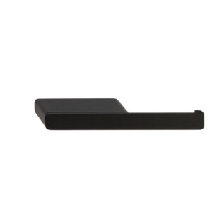 Toilettenpapierhalter ohne Deckel mit Ablage Shift, Schwarz