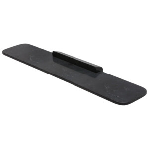Badablage 60 cm mit mattschwarzem Marmoreffekt Shift, Schwarz