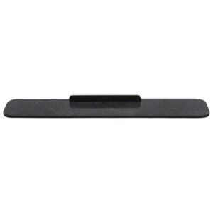 Badablage 60 cm mit mattschwarzem Marmoreffekt Shift, Schwarz