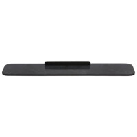 Badablage 60 cm mit mattschwarzem Marmoreffekt Shift, Schwarz