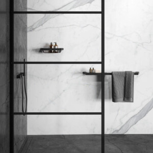 Duschkorb 30 cm Shift, Schwarz