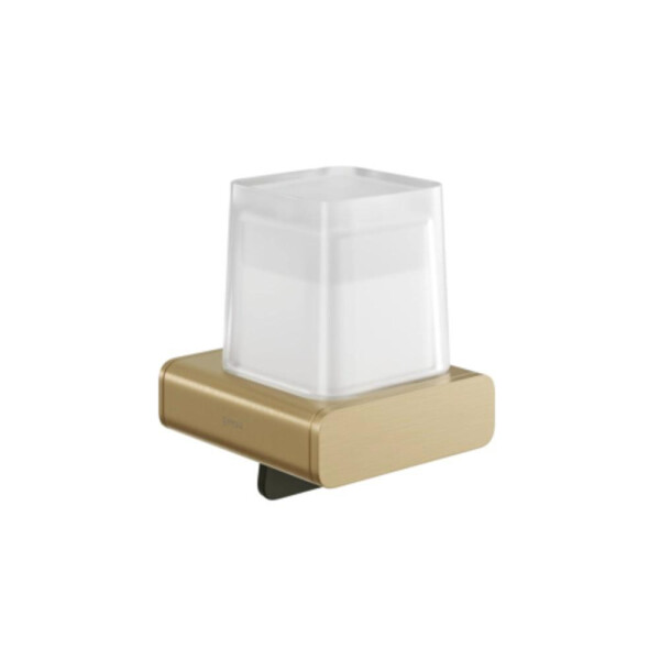 Seifenspender 200 ml mit Mattglas  Shift, Goldfarben gebürstet