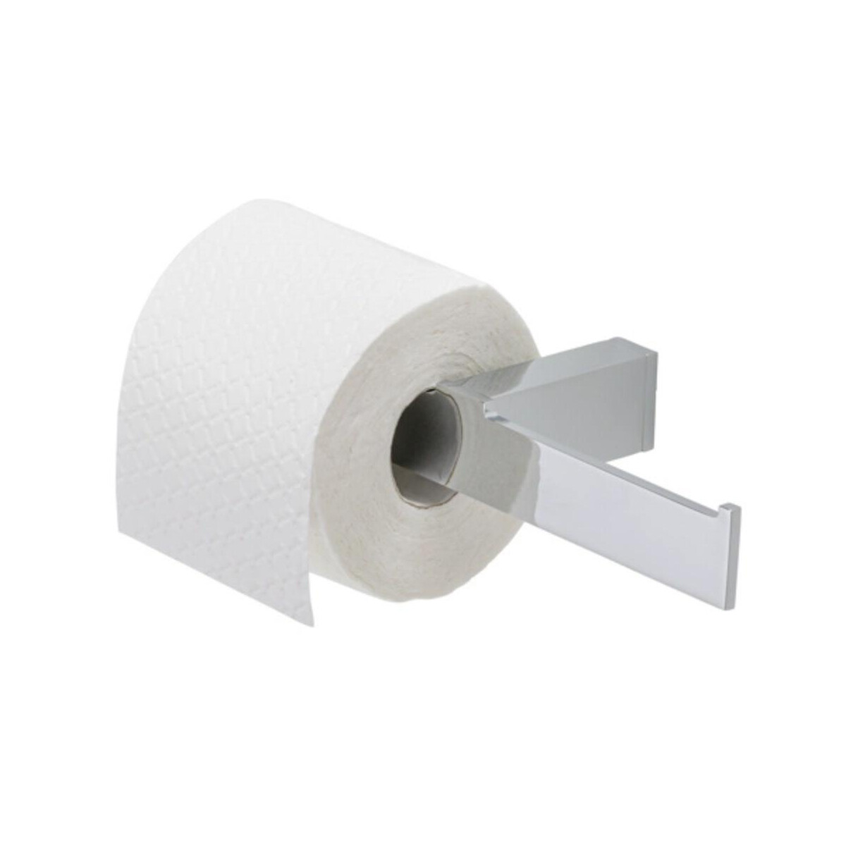 Toilettenpapierhalter ohne Deckel doppelt Modern Art, Chrom