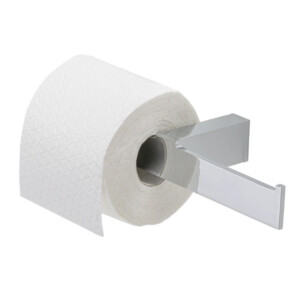 Toilettenpapierhalter ohne Deckel doppelt Modern Art, Chrom